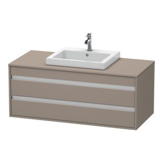 Duravit Waschtischunterschrank Ketho 120x55cm, ba m, f Einbauwaschtisch mitt., 2 Schubk.
