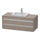 Duravit Waschtischunterschrank Ketho 120x55cm, ba m, f Einbauwaschtisch mitt., 2 Schubk.