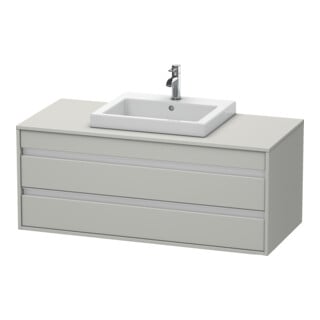 Duravit Waschtischunterschrank Ketho 120x55cm, bg m, f Einbauwaschtisch mitt., 2 Schubk.