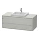 Duravit Waschtischunterschrank Ketho 120x55cm, bg m, f Einbauwaschtisch mitt., 2 Schubk.-1