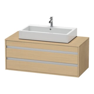 Duravit Waschtischunterschrank Ketho 120x55cm, E N, f AWT mitt., 2 Schubk.