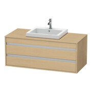 Duravit Waschtischunterschrank Ketho 120x55cm, E N, f Einbauwaschtisch mitt., 2 Schubk.