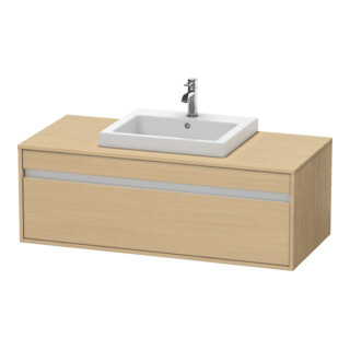 Duravit Waschtischunterschrank Ketho 120x55cm, E N, f EWT m, 1 Ausz., wandhängend