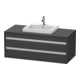Duravit Waschtischunterschrank Ketho 120x55cm, gr m, f Einbauwaschtisch mitt., 2 Schubk.-1