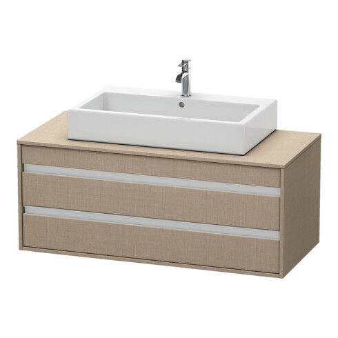 Duravit Waschtischunterschrank Ketho 120x55cm, lei, f AWT mitt., 2 Schubk.