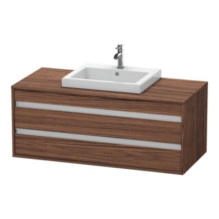 Duravit Waschtischunterschrank Ketho 120x55cm, N d, f Einbauwaschtisch mitt., 2 Schubk.