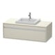 Duravit Waschtischunterschrank Ketho 120x55cm, T, f EWT mitt., 1 Ausz., wandhängend-1