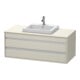 Duravit Waschtischunterschrank Ketho 120x55cm, Tau, f Einbauwaschtisch mitt., 2 Schubk.-1