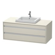Duravit Waschtischunterschrank Ketho 120x55cm, Tau, f Einbauwaschtisch mitt., 2 Schubk.