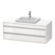 Duravit Waschtischunterschrank Ketho 120x55cm, Tau, f Einbauwaschtisch mitt., 2 Schubk.-3