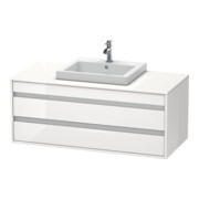 Duravit Waschtischunterschrank Ketho 120x55cm, Tau, f Einbauwaschtisch mitt., 2 Schubk.-3