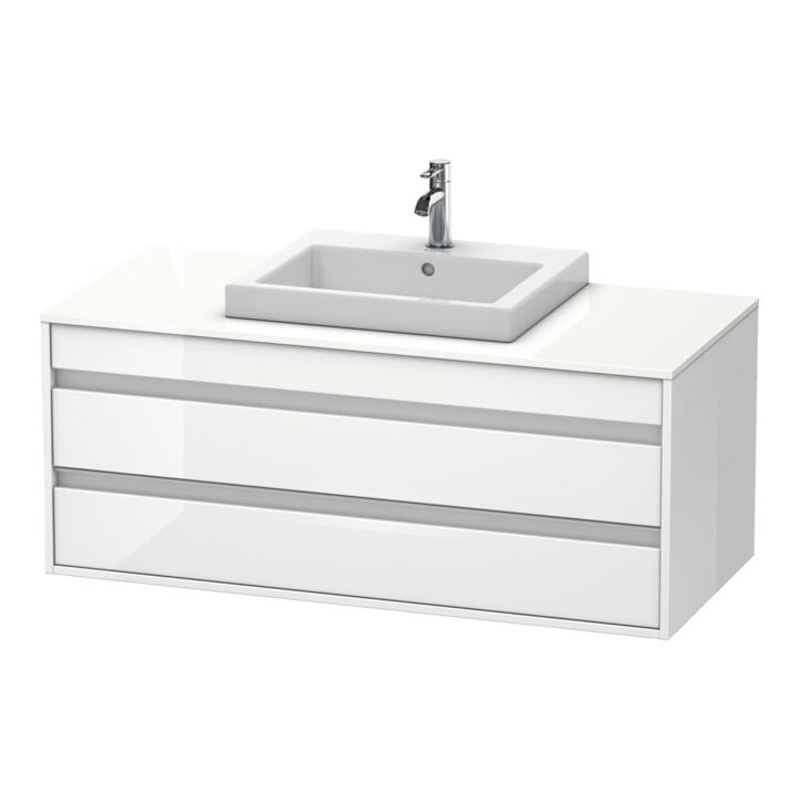 Duravit Waschtischunterschrank Ketho 120x55cm, Tau, f Einbauwaschtisch mitt., 2 Schubk.