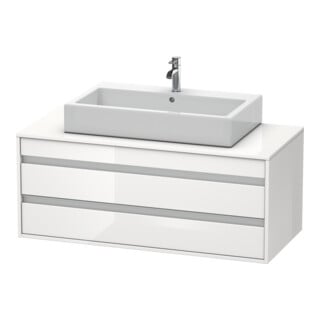 Duravit Waschtischunterschrank Ketho 120x55cm, w g, f AWT mitt., 2 Schubk.
