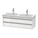 Duravit Waschtischunterschrank Ketho 127x47,5x48cm, 2 Schubk., wandhängend, bas. ma-3