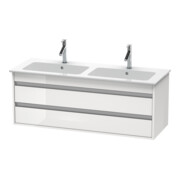 Duravit Waschtischunterschrank Ketho 127x47,5x48cm, 2 Schubk., wandhängend, bas. ma-3