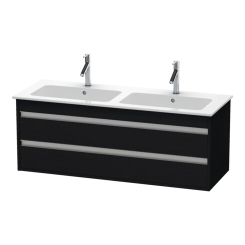 Duravit Waschtischunterschrank Ketho 127x47,5x48cm, 2 Schubk., wandhängend, Ei sw