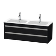 Duravit Waschtischunterschrank Ketho 127x47,5x48cm, 2 Schubk., wandhängend, Ei sw