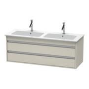 Duravit Waschtischunterschrank Ketho 127x47,5x48cm, 2 Schubk., wandhängend, Taupe
