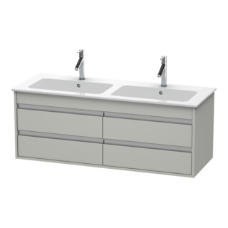 Duravit Waschtischunterschrank Ketho 127x47,5x48cm, 4 La, wandhängend, betongr ma