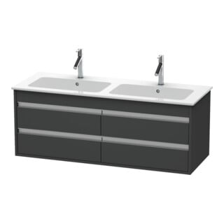 Duravit Waschtischunterschrank Ketho 127x47,5x48cm, 4 La, wandhängend, graph ma
