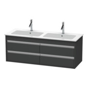 Duravit Waschtischunterschrank Ketho 127x47,5x48cm, 4 La, wandhängend, graph ma