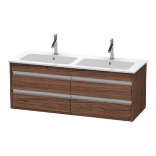Duravit Waschtischunterschrank Ketho 127x47,5x48cm, 4 La, wandhängend, Nussb dkl.