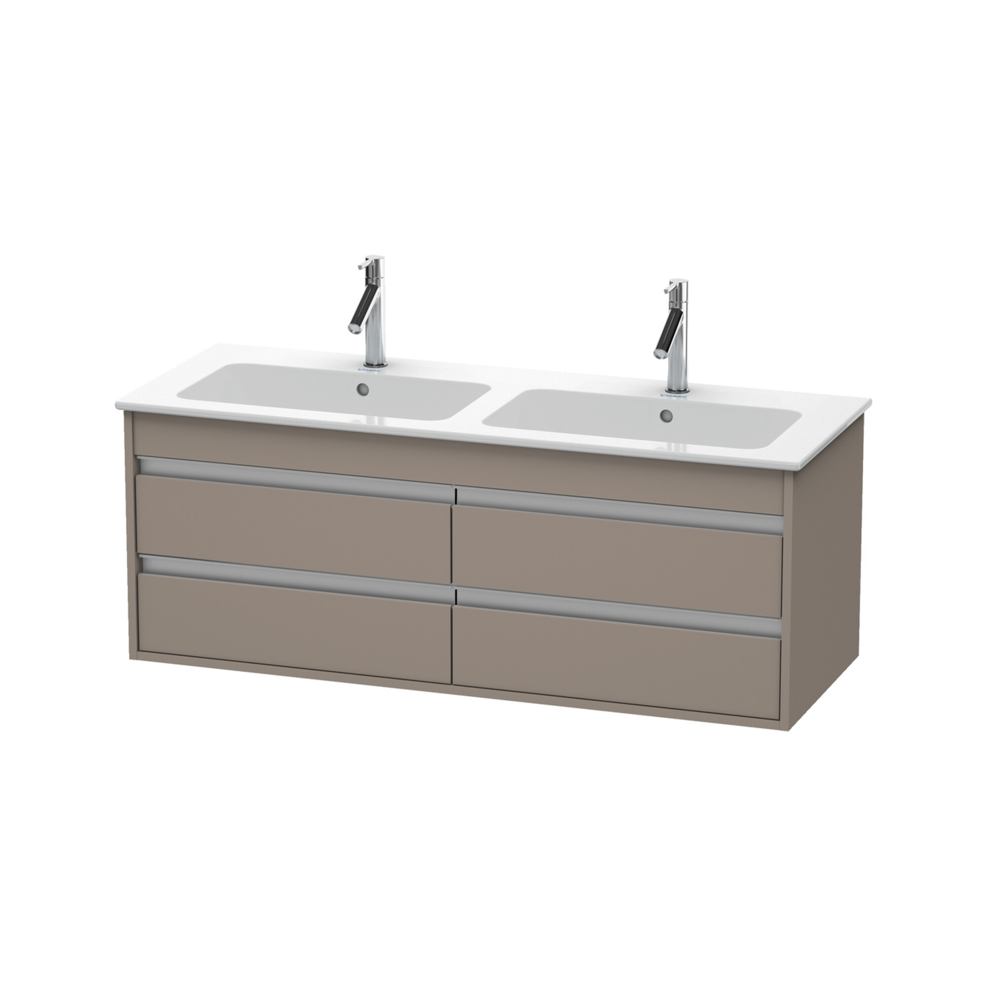 Duravit Waschtischunterschrank Ketho 127x47,5x48cm, 4 Schubk., wandhängend, bas. ma