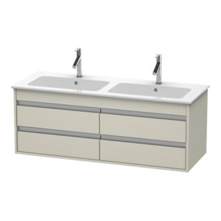 Duravit Waschtischunterschrank Ketho 127x47,5x48cm, 4 Schubk., wandhängend, Taupe