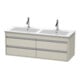 Duravit Waschtischunterschrank Ketho 127x47,5x48cm, 4 Schubk., wandhängend, Taupe-1