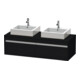 Duravit Waschtischunterschrank Ketho 140x55x42,6cm, f AWT, 2 AZ, B bs, Ei sw-1