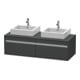 Duravit Waschtischunterschrank Ketho 140x55x42,6cm, f AWT, 2 AZ, B bs, gr ma-1