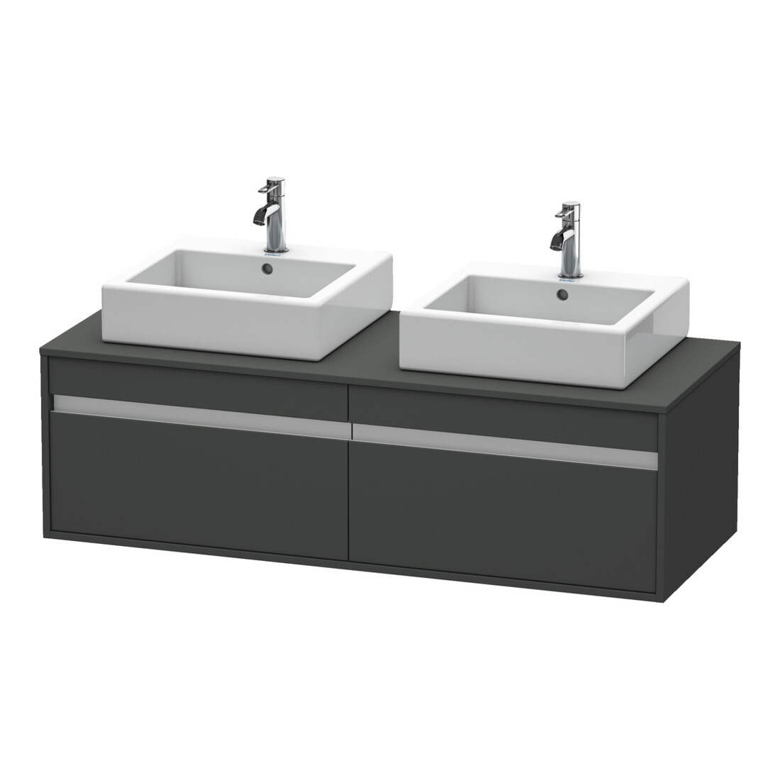 Duravit Waschtischunterschrank Ketho 140x55x42,6cm, f AWT, 2 AZ, B bs, gr ma