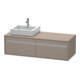 Duravit Waschtischunterschrank Ketho 140x55x42,6cm, f AWT, 2 AZ, B L, bas. ma