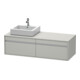 Duravit Waschtischunterschrank Ketho 140x55x42,6cm, f AWT, 2 AZ, B L, bg ma-1