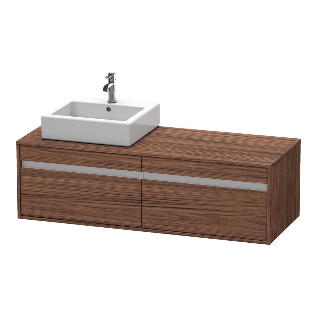 Duravit Waschtischunterschrank Ketho 140x55x42,6cm, f AWT, 2 AZ, B L, N dkl.