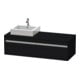 Duravit Waschtischunterschrank Ketho 140x55x42,6cm, f AWT, 2 AZ, B li, Ei sw-1