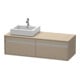 Duravit Waschtischunterschrank Ketho 140x55x42,6cm, f AWT, 2 AZ, B li, lei-1