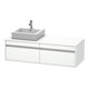 Duravit Waschtischunterschrank Ketho 140x55x42,6cm, f AWT, 2 AZ, B li, we ma