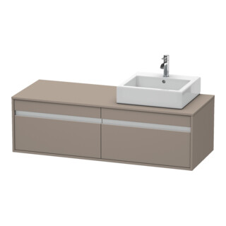 Duravit Waschtischunterschrank Ketho 140x55x42,6cm, f AWT, 2 AZ, B R, bas. ma