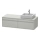 Duravit Waschtischunterschrank Ketho 140x55x42,6cm, f AWT, 2 AZ, B R, bg ma-1
