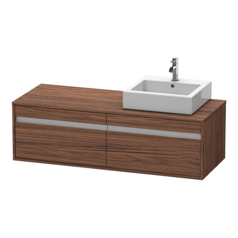 Duravit Waschtischunterschrank Ketho 140x55x42,6cm, f AWT, 2 AZ, B R, N dkl.