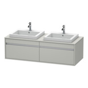 Duravit Waschtischunterschrank Ketho 140x55x42,6cm, f EWT, 2 AZ, B bs, bg m