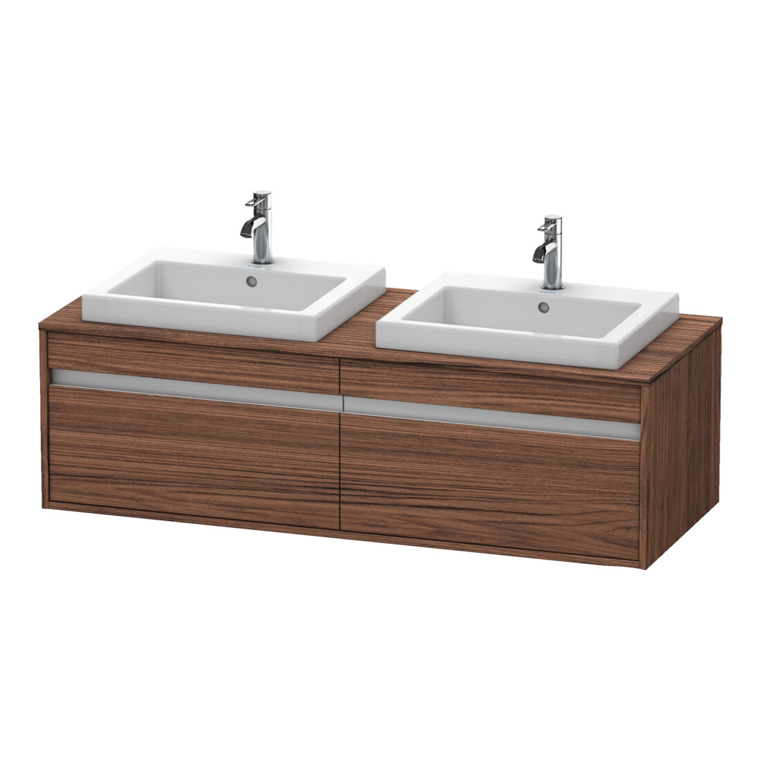 Duravit Waschtischunterschrank Ketho 140x55x42,6cm, f EWT, 2 AZ, B bs, N dkl.