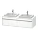 Duravit Waschtischunterschrank Ketho 140x55x42,6cm, f EWT, 2 AZ, B bs, we m-1