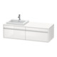 Duravit Waschtischunterschrank Ketho 140x55x42,6cm, f EWT, 2 AZ, B li, we hgl