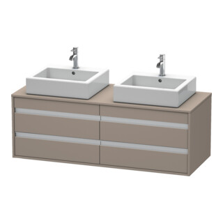 Duravit Waschtischunterschrank Ketho 140x55x49,6cm, f AWT, 4 La, B bs, ba ma