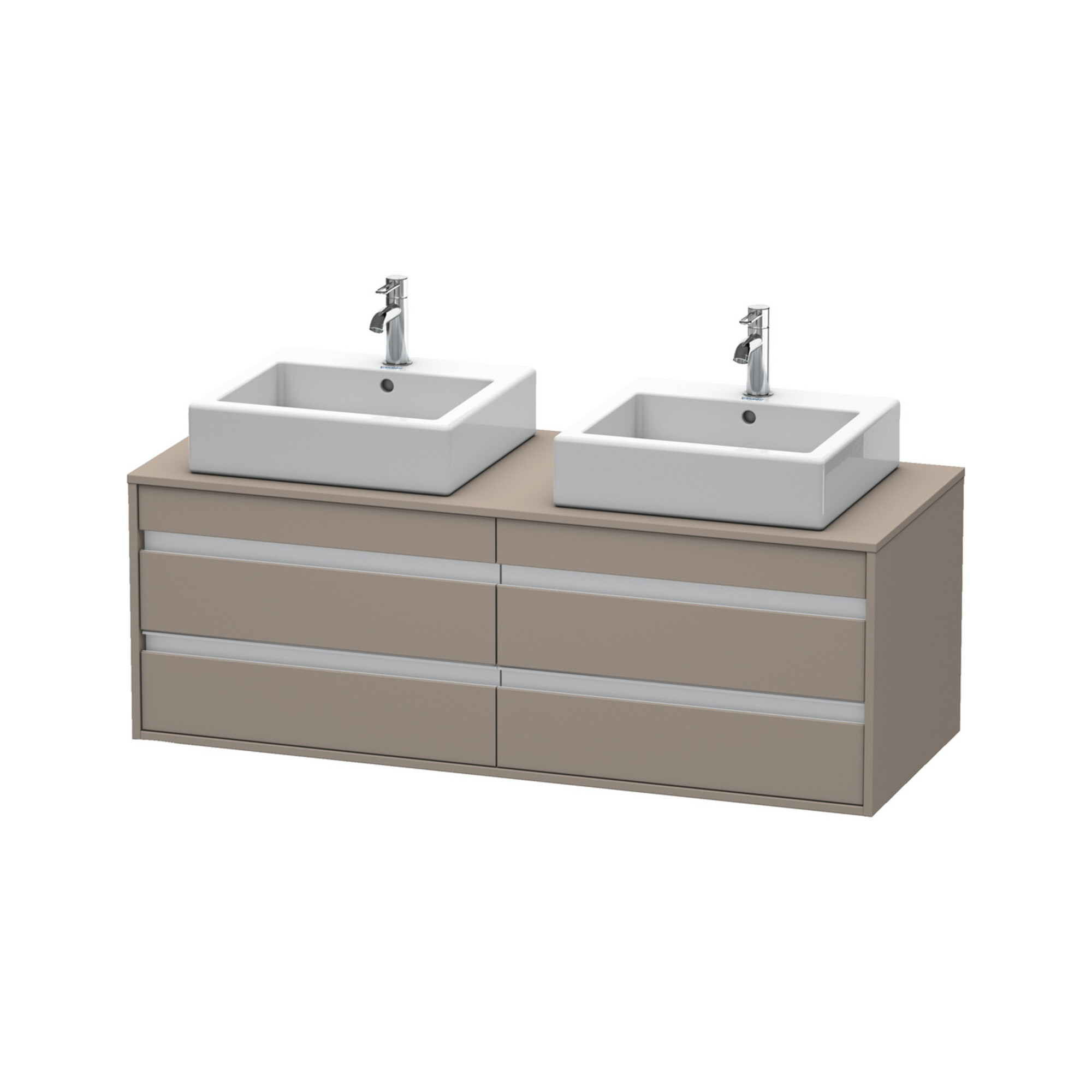 Duravit Waschtischunterschrank Ketho 140x55x49,6cm, f AWT, 4 La, B bs, ba ma