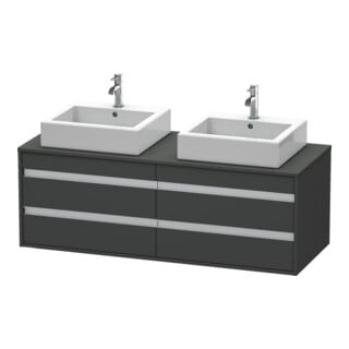Duravit Waschtischunterschrank Ketho 140x55x49,6cm, f AWT, 4 La, B bs, gr ma