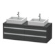 Duravit Waschtischunterschrank Ketho 140x55x49,6cm, f AWT, 4 La, B bs, gr ma-1