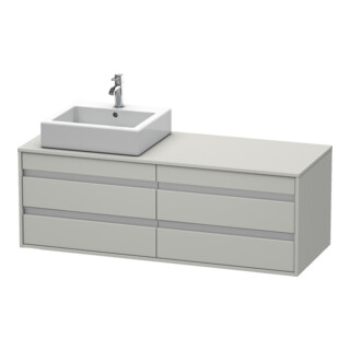 Duravit Waschtischunterschrank Ketho 140x55x49,6cm, f AWT, 4 La, B L, bg ma